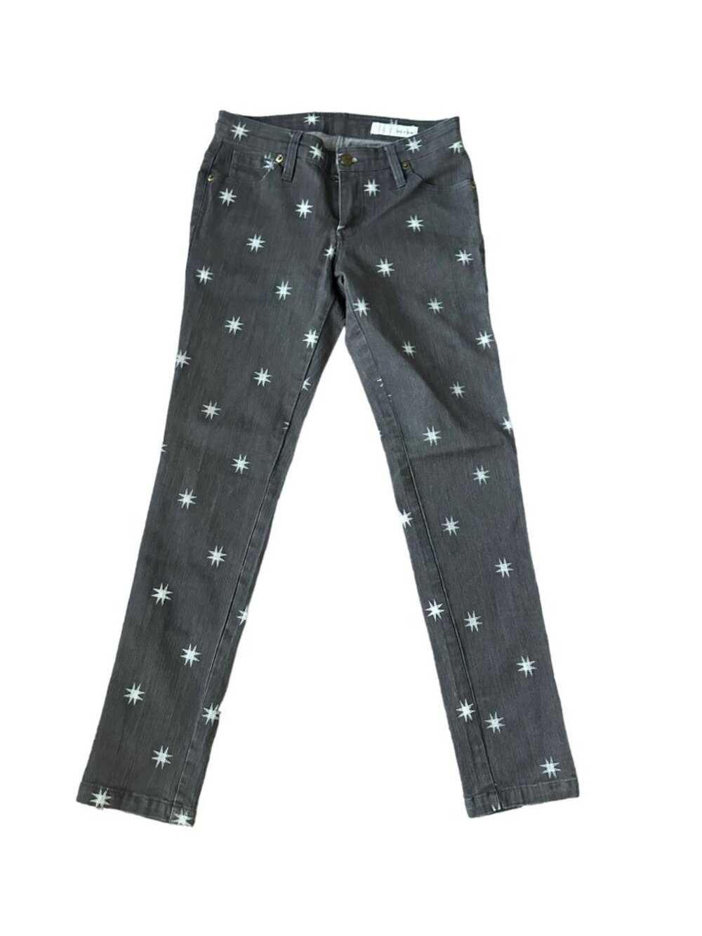 SASS & BIDE Starburst Playman Gray Skinny Jeans Size 26